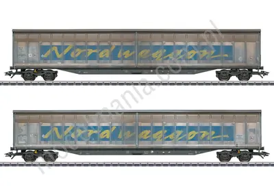 Zestaw 2 wagonów przesuwnych „Transwaggon”