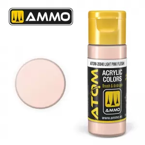 Farba akrylowa 20 ml ATOM COLOR: Light Pink Flesh