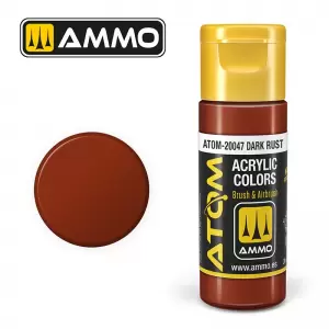 Farba akrylowa 20 ml ATOM COLOR: Dark Rust