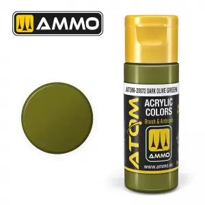 Farba akrylowa 20 ml ATOM COLOR: Dark Olive Green