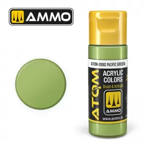 Farba akrylowa 20 ml ATOM COLOR: Pacyfic Green