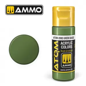 Farba akrylowa 20 ml ATOM COLOR: Green Base