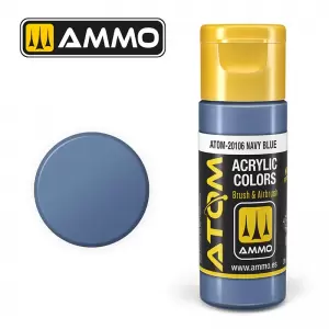 Farba akrylowa 20 ml ATOM COLOR: Navy Blue