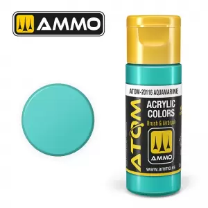 Farba akrylowa 20 ml ATOM COLOR: Aquamarine