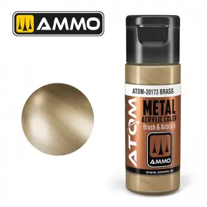 Farba akrylowa 20 ml ATOM METALLIC: Brass