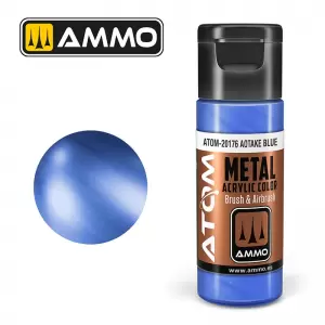 Farba akrylowa 20 ml ATOM METALLIC: Aotake Blue
