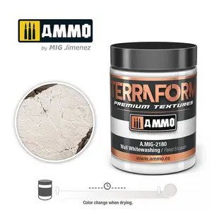 Farba akrylowa teksturowa Terraform:  Wall Whitewashing / 100 ml