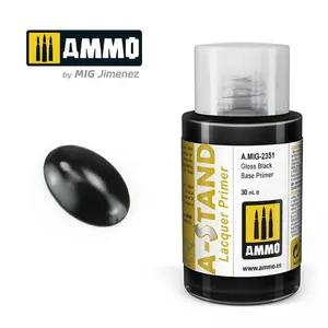 AMIG2351 A-STAND Gloss Black Base Primer