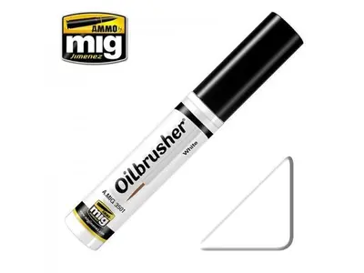 Farba olejna Oilbrusher Ammo Mig - White