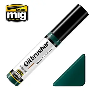 Farba olejna Oilbrusher Ammo Mig - Mecha Dark Green