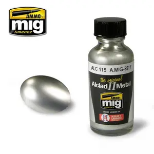 Metalizer MiG8217 Lacquer - Stainless Steel ALC115 / 30ml
