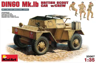Brytyjski samochód pancerny Scout Car Dingo Mk.Ib, z załogą