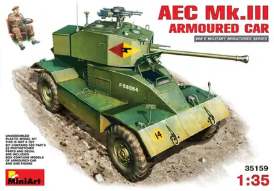 Brytyjski samochód pancerny Aec Mk.III Armored Car