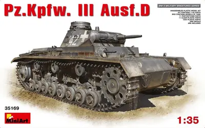 Niemiecki czołg średni Pzkpfw III Ausf D