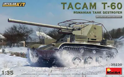 Rumuńskie działo pancerne 76-mm Tacam T-60, z wnętrzem