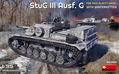 Niemieckie działo szturmowe StuG III Ausf G luty 1943 Alkett, Winterketten