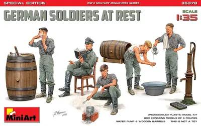 Niemieccy żołnierze w trakcie odpoczynku, edycja specjalna