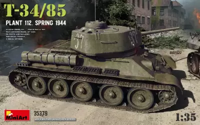 Sowiecki czołg średni T34/85 fabryka 112, wiosna 1944