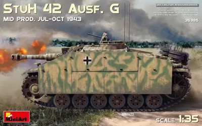 Niemieckie działo szturmowe Sturmhaubitze 42 Ausf. G  produkcja lipiec - październik 1943