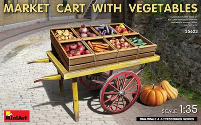 Wózek z warzywami