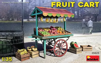 Wózek z owocami