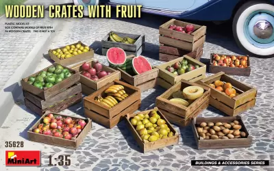 Skrzynie z owocami