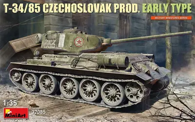 Czechosłowacki czołg średni T-34/85, wersja wczesna