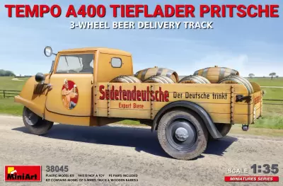 3-kołowa ciężarówka Tempo A400 Tieflader Pritsche