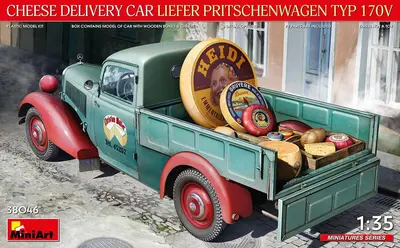 Samochód dostawczy 170V Liefer Pritschenwagen, dostawa sera