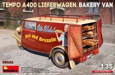 Trójkołowiec Tempo A400 Lieferwagen, piekarnia