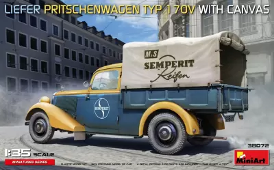 Ciężarówka Liefer Pritschenwagen Typ 1 170V, płócienna osłona