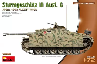 Niemieckie działo szturmowe Sturmgeschutz III Ausf G kwiecień 1943 Alkett