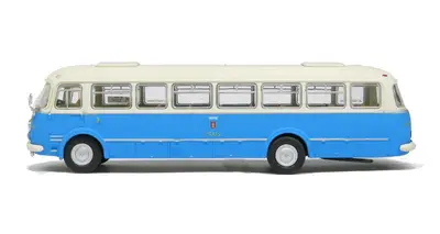Autobus Jelcz 043 kremowo-błękitny MPK Gdynia linia 125