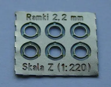 Fototrawione ramki reflektorów 2,2 mm