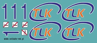 Kalkomania logo i 1 klasa TLK