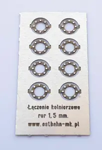 Łączenie kołnierzowe rur średnicy 1,5 mm