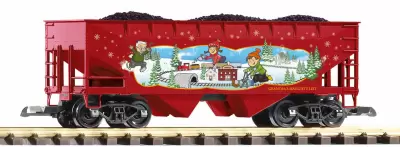 Wagon towarowy węglarka z węglem "świąteczny"