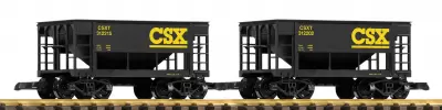 Zestaw 2 wagonów szutrówek CSX