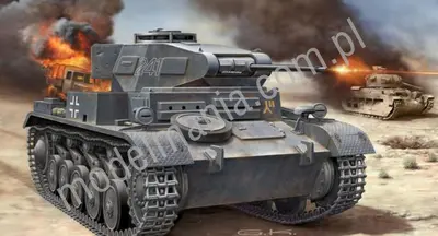 Niemiecki czołg lekki PzKpfw II Ausf F