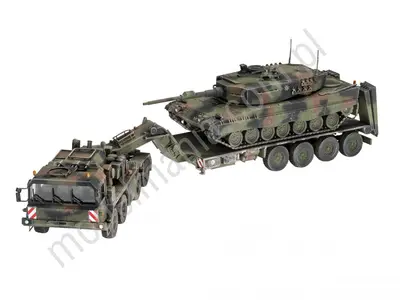 Ciągnik SLT 50-3 Elefant i czołg Leopard 2A4