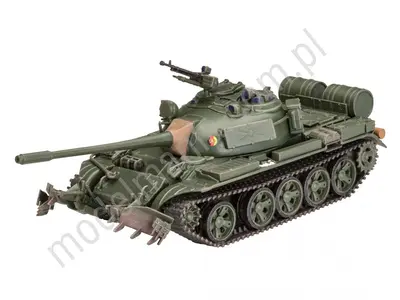 Niemiecki czołg T-55A/AM MBT z pługiem przeciwminowym KMT-6/EMT-5 MBT