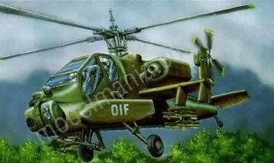 Śmigłowiec Boeing AH-64 Apache (z farbami)