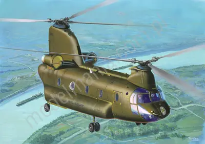 Zestaw CH-47D Chinook (z Farbami)