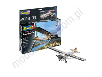 Zestaw modelu samolotu sportowego „Wybór modelarzy” (z Farbami)