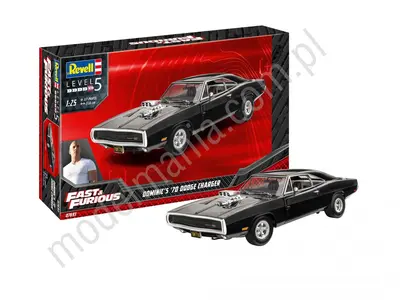 Fast & Furious - Dominics 1970 Dodge Charger (z farbami)