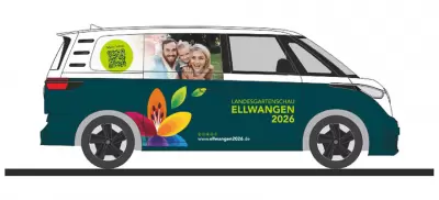 Wystawa Ogrodów Państwowych Volkswagen ID.Buzz Cargo w Ellwangen 2026