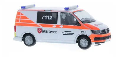 Volkswagen VW T6 Malta Służba Medyczna "Malteser Aalen"