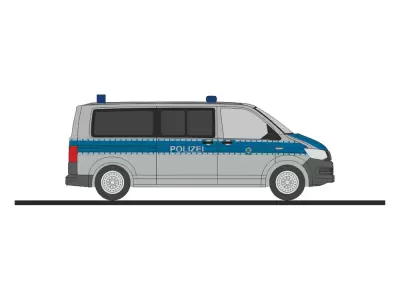 Policja w Volkswagenie T6 w Dreźnie