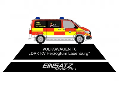 Volkswagen T6.1 DRK KV Księstwo Lauenburga
