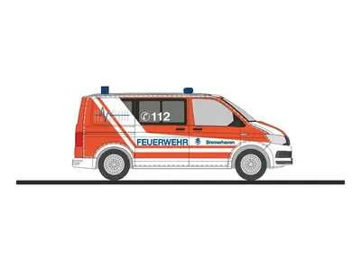 Volkswagen VW T6 FW Bremerhaven, straż pożarna